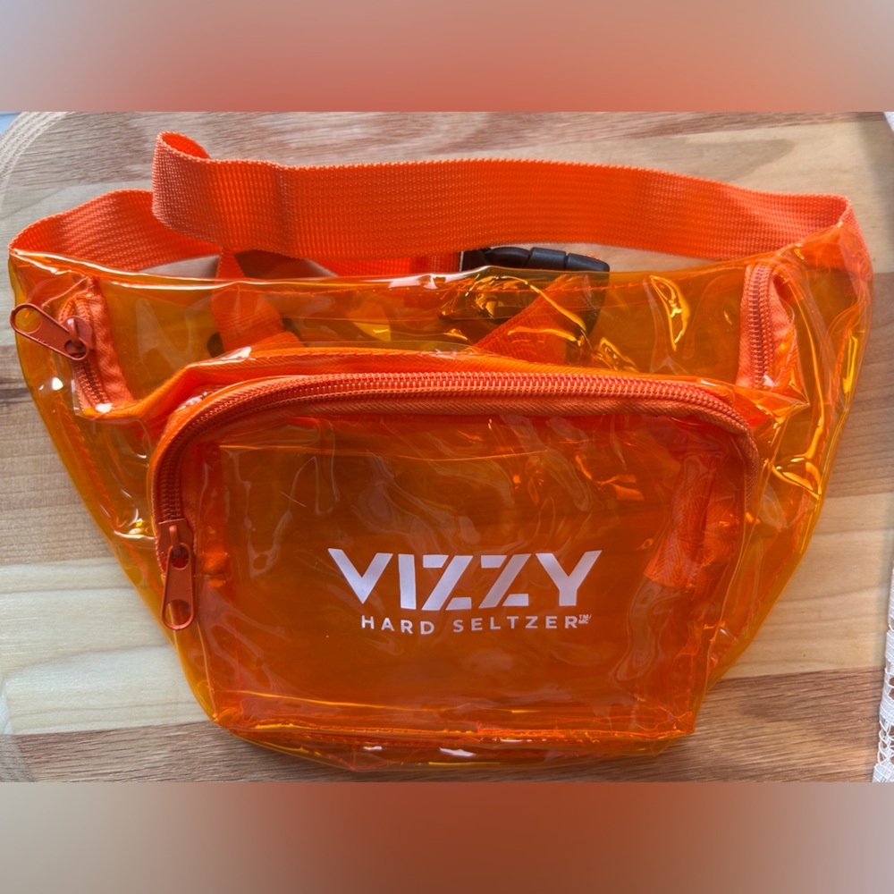 ✨🛼🧡Retro Reload: Vizzy's Neon Dream See-through Fanny Pack 🧡🛼✨